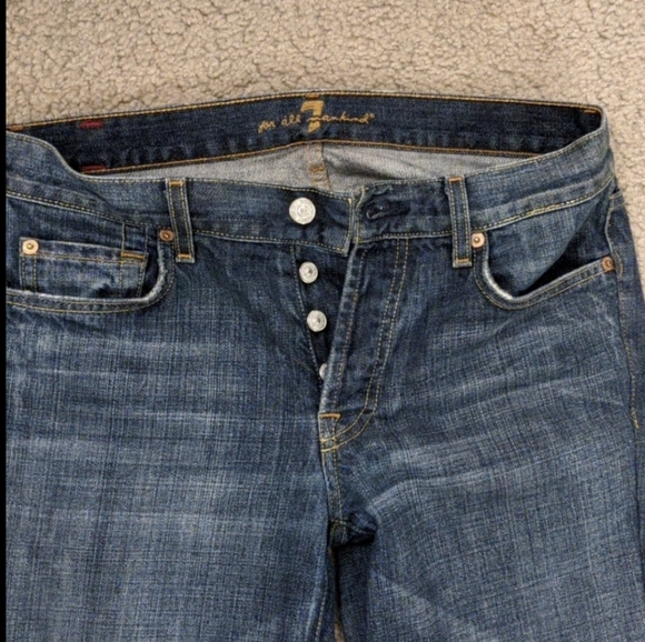 29x31 Men's 7 For All Mankind Jeans - 100% cotton - Picture 2 of 4